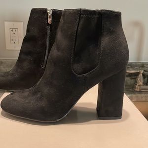 Marc Fisher - Black Fabric Booties